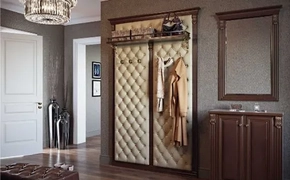 Купить мягкие стеновые панели в прихожую на заказ - МСП 45