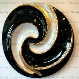 Картина из коллекции Натальи Жуковой " Black Gold Pearl "