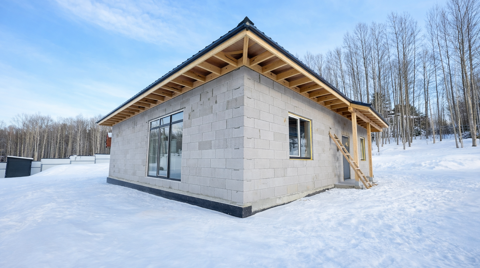 Проект одноэтажного дома 79 м2