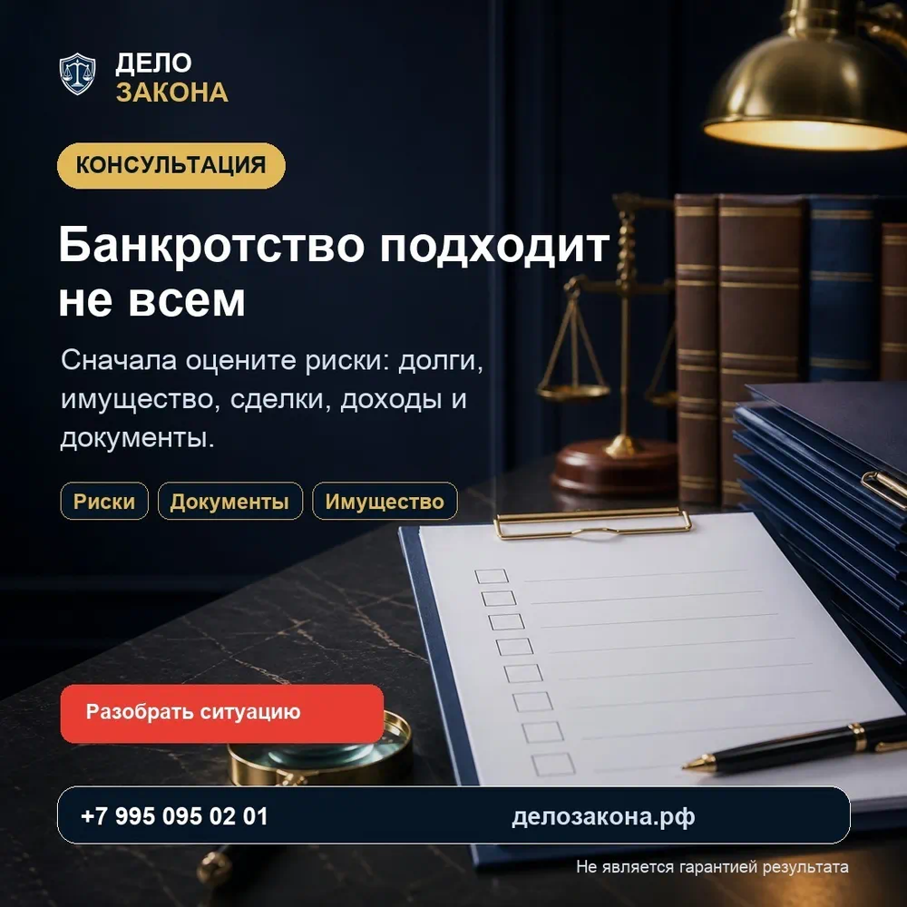 Пример оформления поста: Дело закона, Юридические услуги · консультация