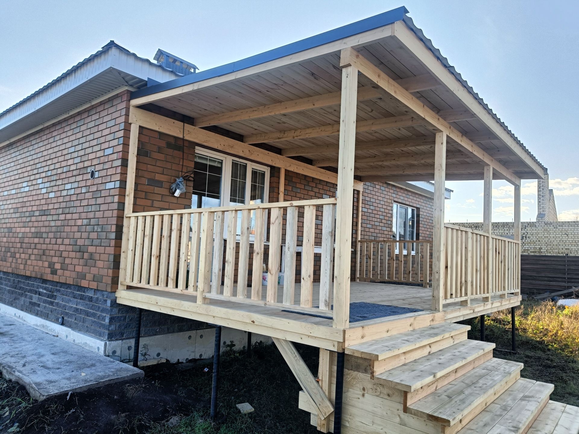 Строительство деревянных террас под ключ в Уфе и Уфимском районе