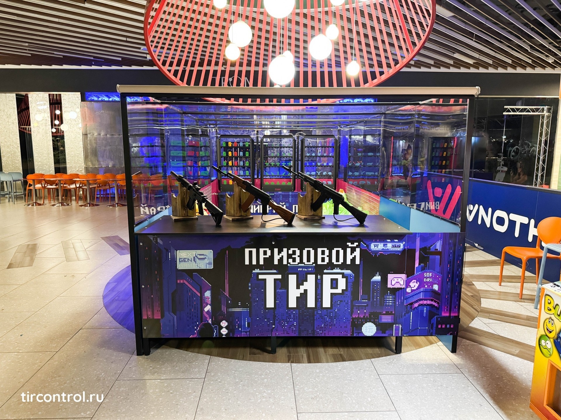 Павильон для тира в ТРЦ