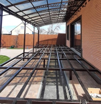 Изготовление и монтаж навесов в Уфе, Уфимском районе от компании "АктивСтрой" 