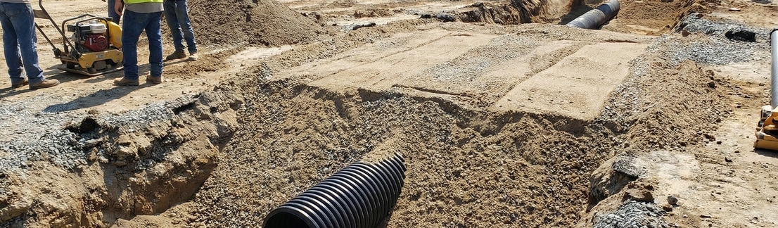 ПГС в дренажной системе и для подготовки оснований