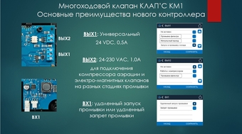 Клапан управления водоочистки КЛАП'С КМ1