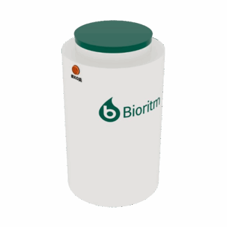 Vertical grease trap in the workshop