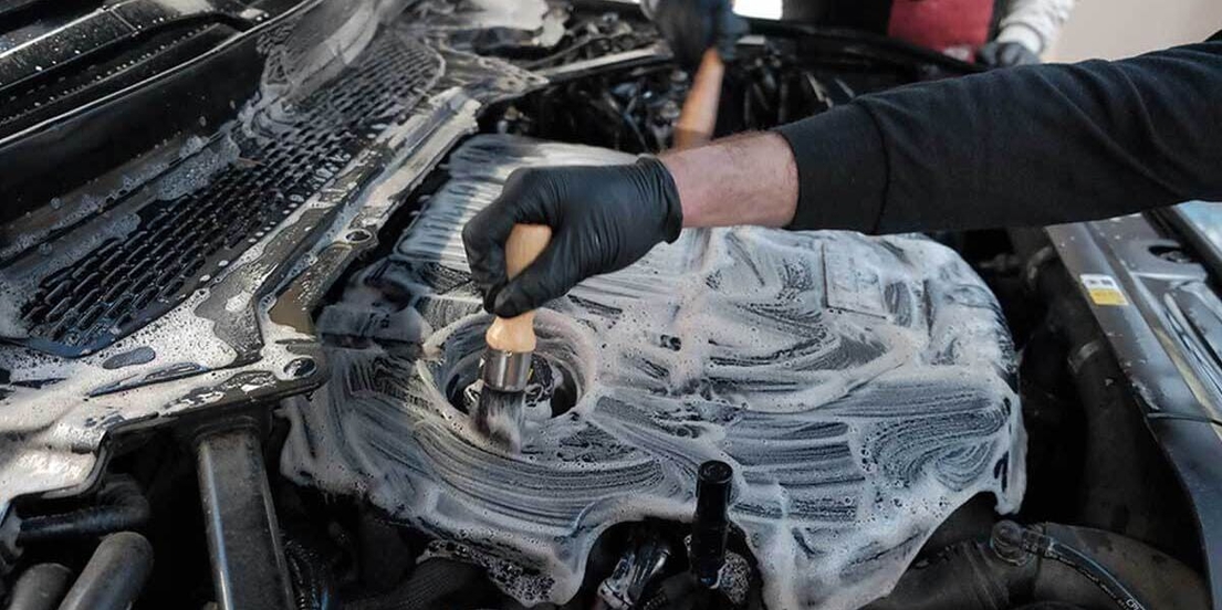 Чистка двигателя автомобиля