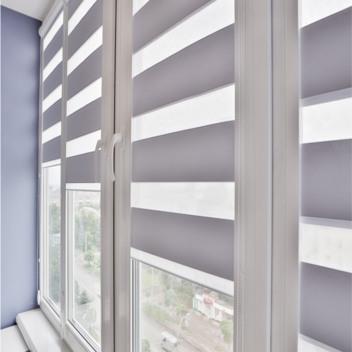 Рулонные шторы из 2 полотен