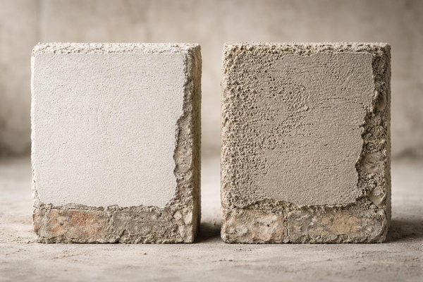 расход гипсовой и цементной штукатурки