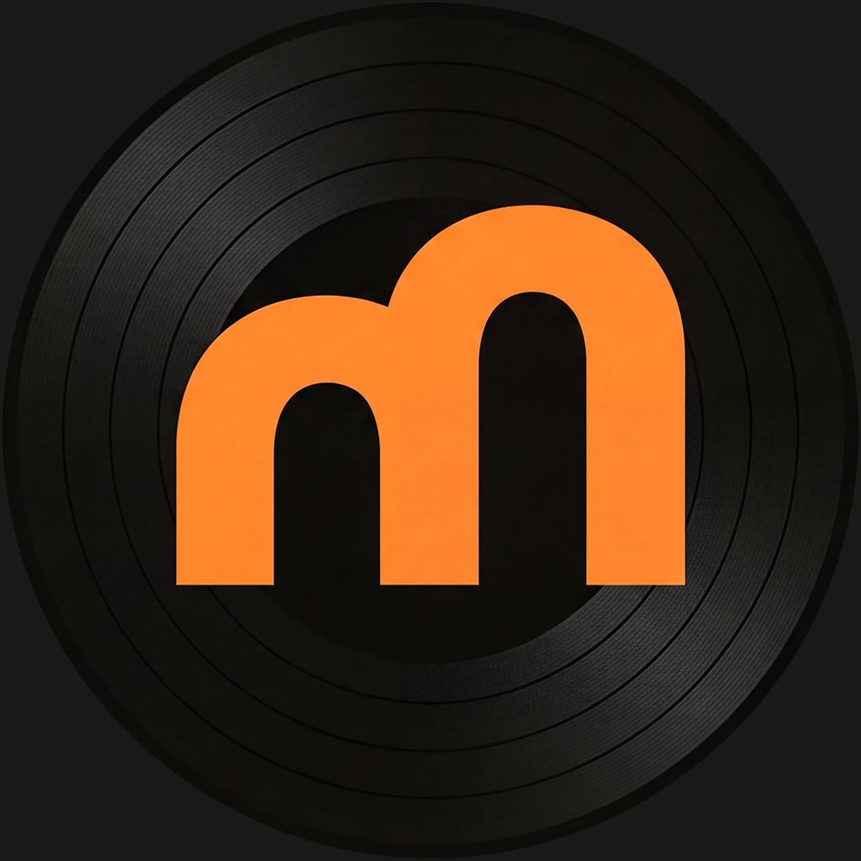 Виниловая пластинка с логотипом студии Melomaster - создание уникальной песни на заказ