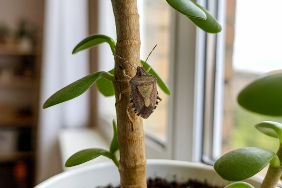 Щитовик на комнатном растении