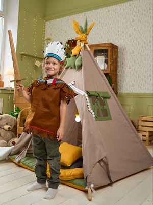 Вигвам ребёнку. Vigvam.Rebenku. Игра в вигваме индейские приключения.