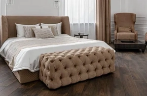 Купить двуспальную кровать на заказ Милан 25