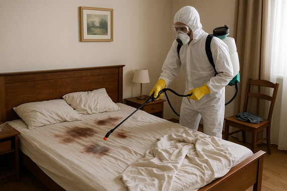 Дезинфекция спальни