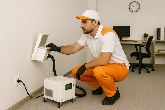 СВЧ обработка в офисе