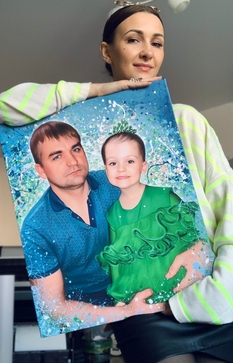 портрет гранж
