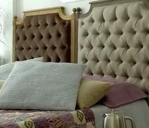 Мягкие изголовья в виде каретной стяжки