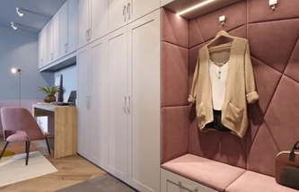 Мягкие стеновые панели в прихожую на заказ по индивидуальным размерам