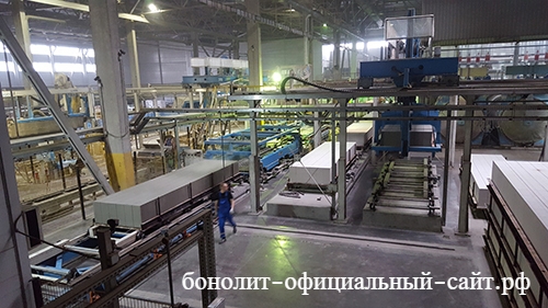 Завод Бонолит линия производства фото