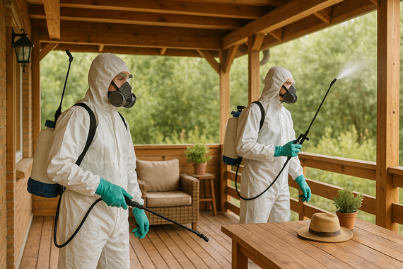 Дезинсекция веранды