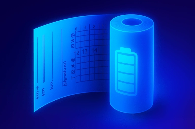Расходные материалы для тахографов: бумага, считыватели карт, аккумуляторы