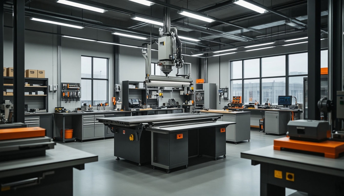 Помещение, где проводится обработка металла