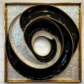 Картина из коллекции Натальи Жуковой " Black Gold Pearl "