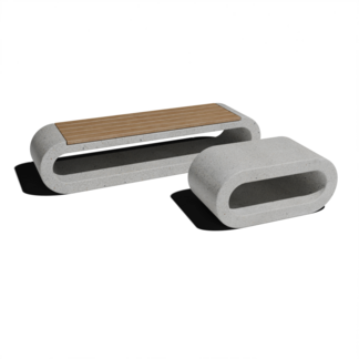 Коллекция VOLA, лавочки из архитектурного бетона