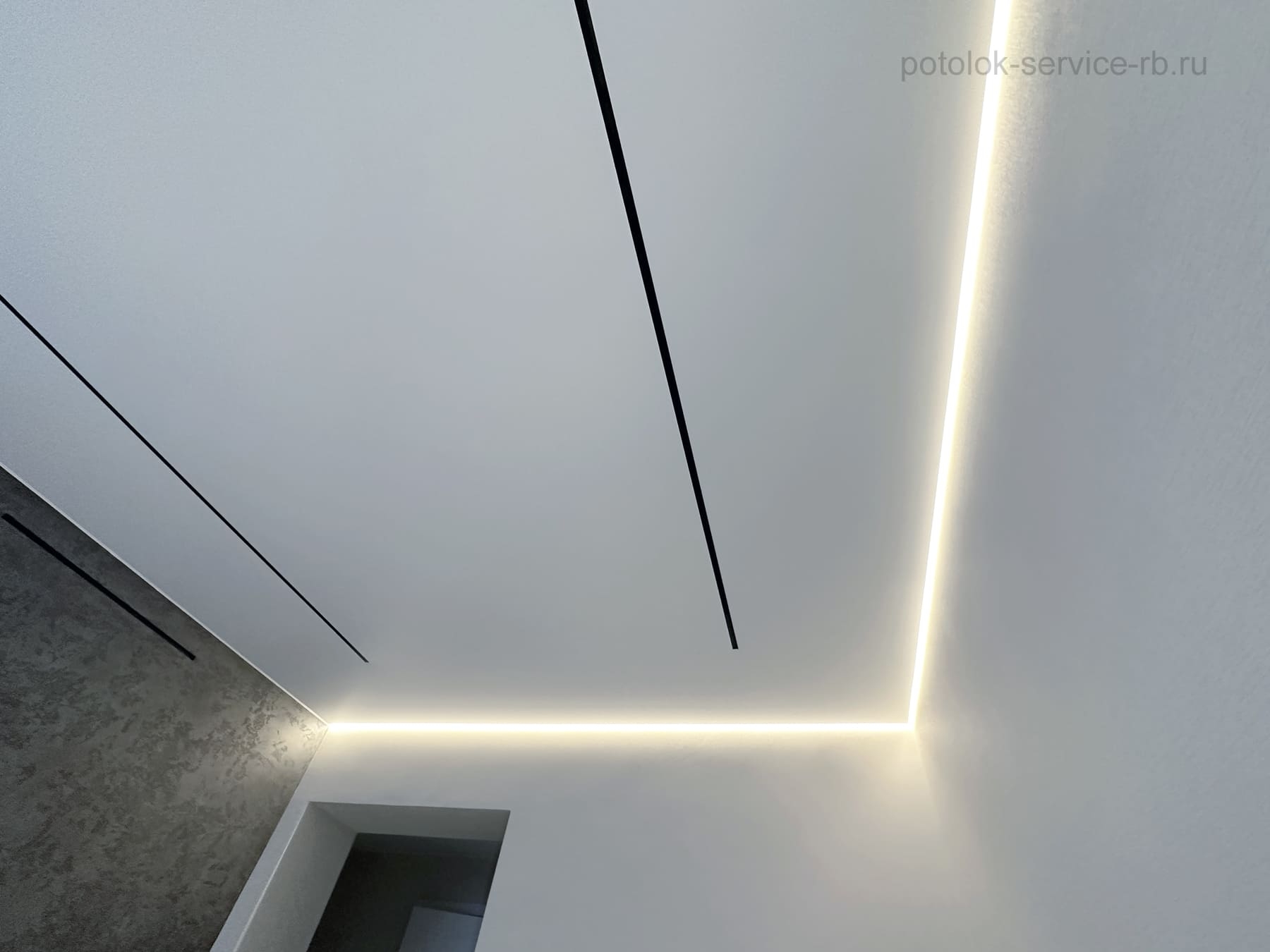 Парящий натяжной потолок