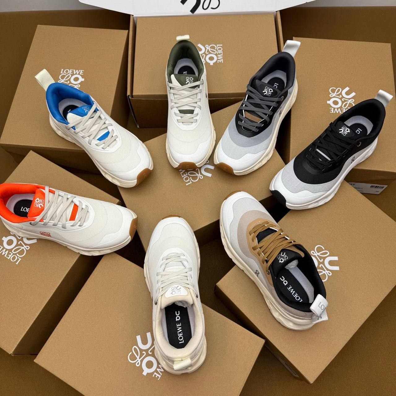 Стильные кроссовки Loewe реплика 2025