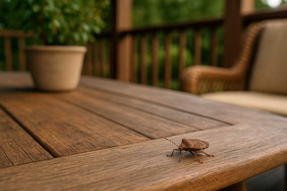 Клоп на столе