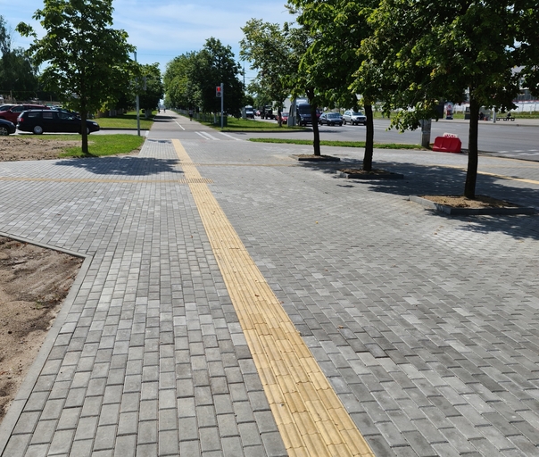 Устройство покрытий из тротуарной плитки в Минске