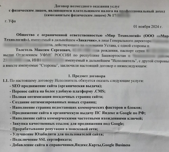 Сео продвижение сайта в поисковых системах Яндекс и Google от Толстель Максима