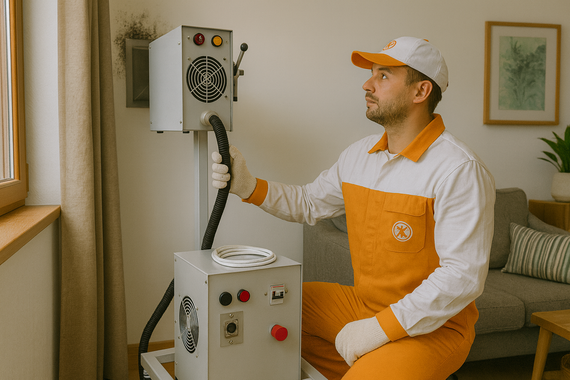 Обработка от плесени в квартире