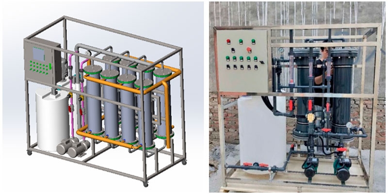 керамические плоские мембраны колонного типа 2