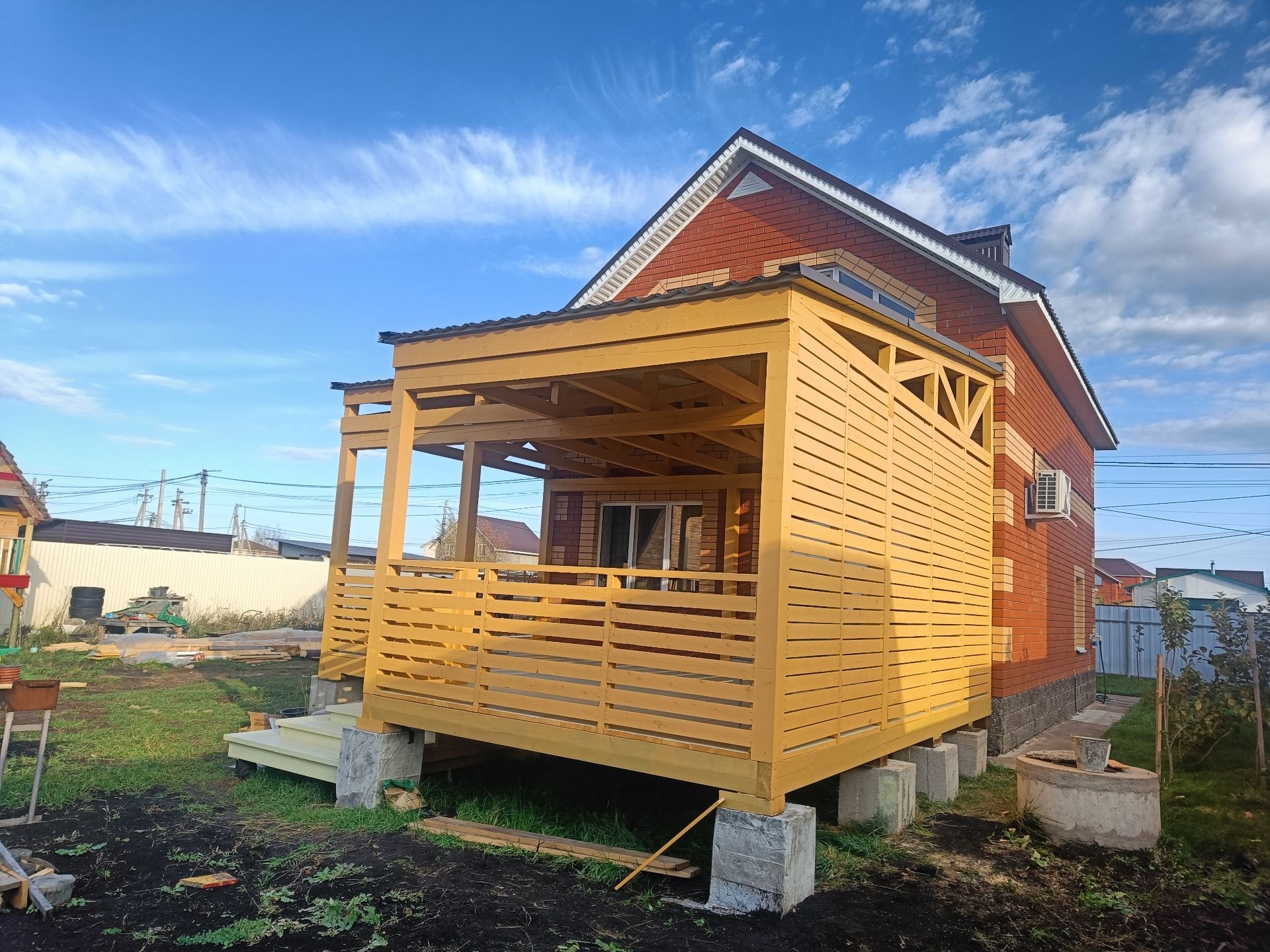 Строительство деревянных террас под ключ в Уфе и Уфимском районе