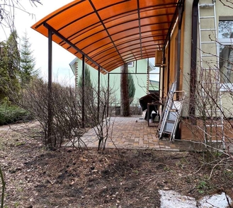 Изготовление и установка примыкающего навеса к дому в Уфе, Уфимском районе от АктивСтрой