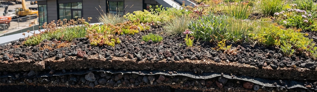  Кровельный субстрат для сложных ландшафтных объектов