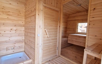 Миниатюрная баня Квадро 2 м