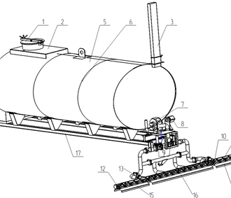Автогудронатор на базе шасси ГАЗон NExt