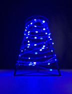 Светодиодная гирлянда "Краса" 200м, 2000 LED, прозрачный провод, синяя