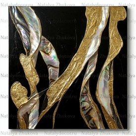 Картина из коллекции Натальи Жуковой " Black Gold Pearl "