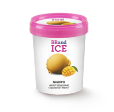 Мороженое сливочное Baskin Robbins Пинта Манго сорбет ведёрко 300 гр. дистрибьютер ООО Гермиона
