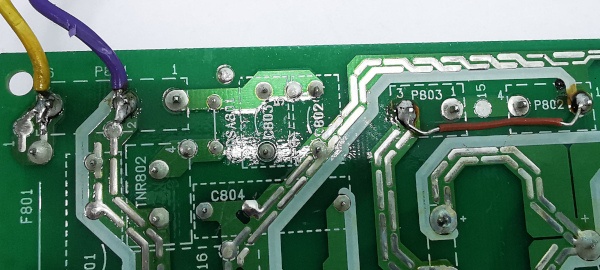 Питание обманки и нового компрессора от платы Toshiba GR-M50FR, GR-L42FR