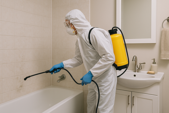 Грибок в ванной