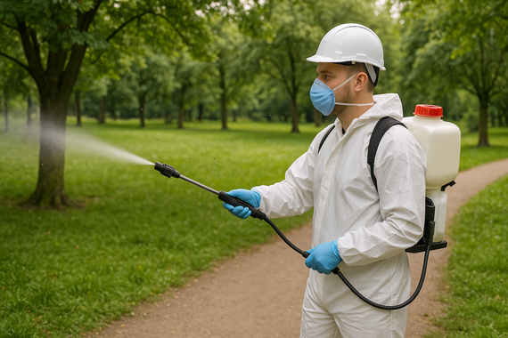 Дезинсекция парка