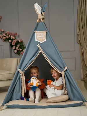 Вигвам ребёнку. Vigvam.Rebenku. Игра в вигваме кукольный театр.