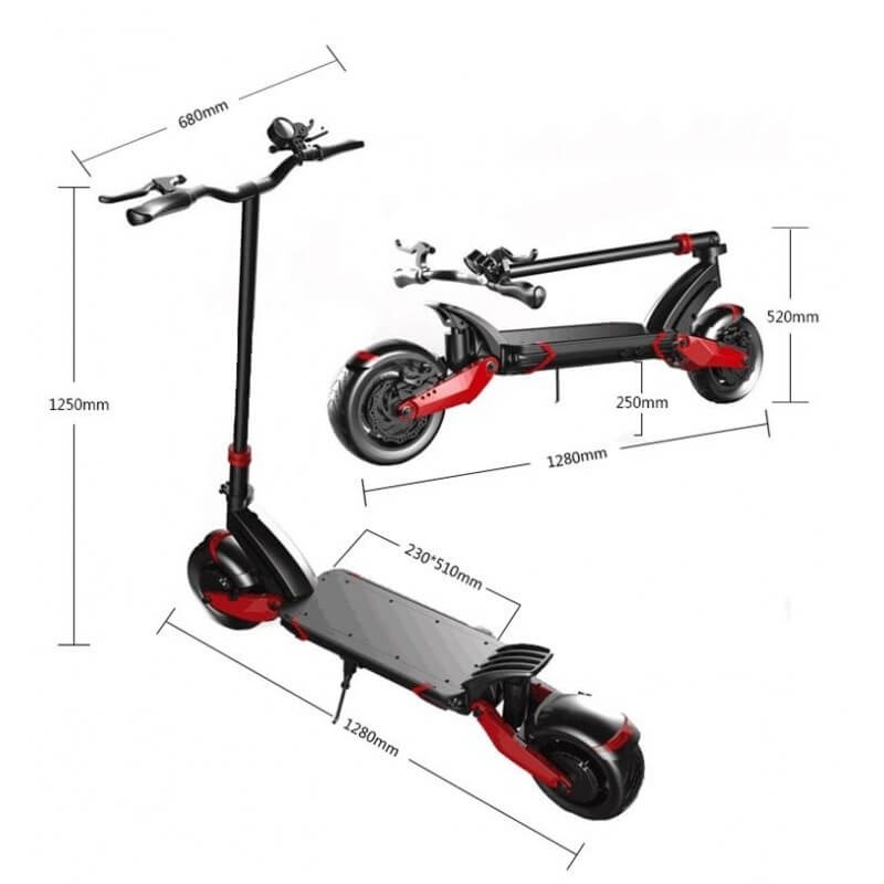 размеры Kugoo G1