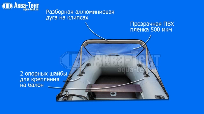 Тент на лодку ПВХ Солар