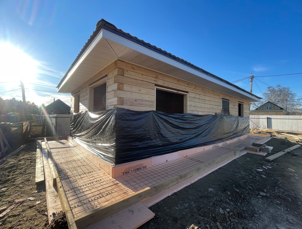 Готовый дом из газобетона